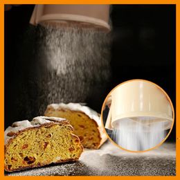 new Baking & Pastry Tools Fine Mesh Handheld Flour Sieve Semi-Automatic DIY Handy Philtre Kitchen Home Accessories EWD7594