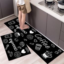 Fashion Simple Nordic Style Kitchen Mat Floor Carpet House Hold Long Strip Door Modern Home Decor 220301