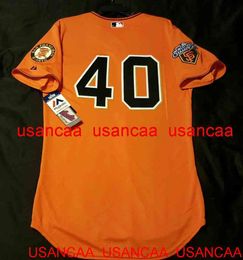 Stitched MADISON BUMGARNER COOL BASE JERSEY orange Throwback Jerseys Men Women Youth Baseball XS-5XL 6XL