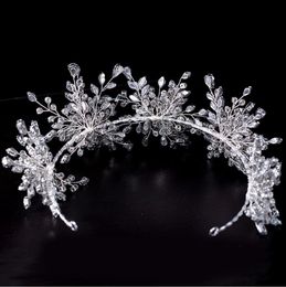 Luxurious Crystals Rhinestones Bridal Crowns Headpieces Retro Baroque Style Women Headwear For Wedding Party Ladies Tiaras Brides 259L