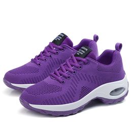 Wholesale 2021 Top Quality Off Men Women Sports Running Shoes Knit Mesh Breathable Court Purple Red Outdoor Sneakers Eur 35-42 WY28-T1810
