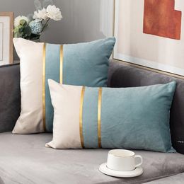Pillow Case 45*45 30*50 Luxurious Sofa pillowcase Soft Velvet Bedside Cushion Multicolor Pillowcases RRD12527