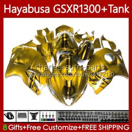 Hayabusa Body For SUZUKI GSXR 1300CC GSX R1300 1300 CC 1996-2007 74No.168 GSX-R1300 GSXR-1300 2002 2003 2004 2005 2006 2007 GSXR1300 96 97 98 99 00 01 Dark gold Fairing