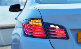 Car Taillight LED Daytime Running Lights For F10 F18 LED 525i 530i 520i 2010-2016 DRL Fog Turn Signal Angel Eyes Automobile Lighting