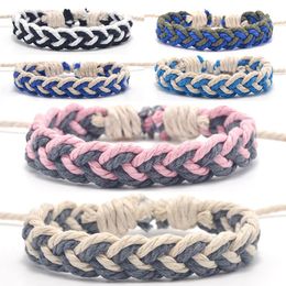 Braided Bracelet Boho Jewellery Women Fashion Charm Friendship Adjustable Rope Chain Bracelets Vintage Lady Gifts