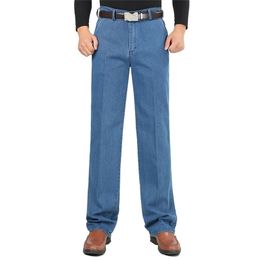 Мужчины большой размер 30-42 мода стиль Homme старинные разработанные классические бизнес брюки мужские осени удобные джинсы 210331