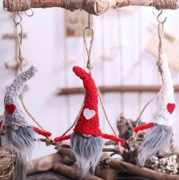 Plush Gnome Doll Christmas Swedish Gnome Santa Plush Doll Xmas Tree Home Ornament Plush Doll