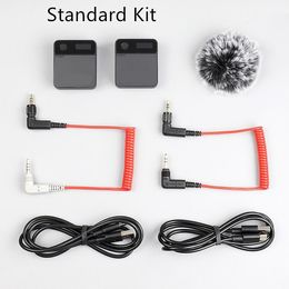 Mi1 Microphone Wireless Transmitter Kit 3.5mm TRS Lavalier 2.4G Condenser for DSLR Camera Cellphone Monitor