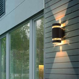 Outdoor Wall Lamps Aluminum Waterproof Mounted Lamp Modern IP65 LED Lighting Garden Porch Sconce Light 110V 220V Luminaire