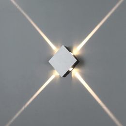 Cross Star Lamp Project Wall Decorative Modelling Outdoor Waterproof One Beam Led Sconce