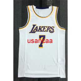All embroidery 2 styles 2022 new jersey 7# ANTHONY retro white 75th basketball jersey Customize men's women youth Vest add any number name XS-5XL 6XL Vest