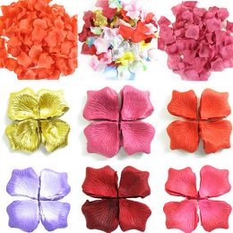 100pcs/Bag Artificial Silk Rose Petals Flower for Wedding Party Baby Shower Valentine's Day Home Decor Rose Petals