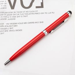 Touch Screen Ballpoint Pen Metal Durable 1.0mm Ballpoint Pen Fashion Oil Ballpoint Pens Writing Supplies Advertising Gift WVT1775