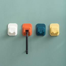 Multi-colored Punch Free Holder Storage Hook Wall Men Shaving Shaver Shelf Bathroom Razor Accessories