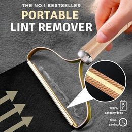 Portable Lint Remover Clothes Fuzz Shaver Reusable Double Sided for Removing Lint Pet Hair Dust in Clothes and Furniture