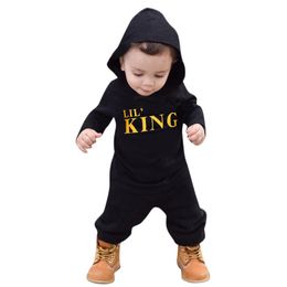 Clothing Sets Toddler Kids Baby Boy Letter Hoodie T Shirt Tops+ Camo Pants Outfits Born Clothes Set Children's Suit High Quality L4