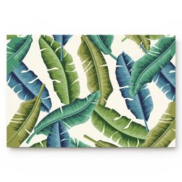 green leaves cushion Canada - Cushion Decorative Pillow Summer Green Tropical Plant Palm Leaves Living Room Doormat Home Environmental Protection Bathroom Door Non-slip F