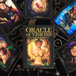 Oracles Of Visions Tarot Deck 52 Cards With Pdf Guidebook Divination Metaphysics Card Toy Board Game Marchetti