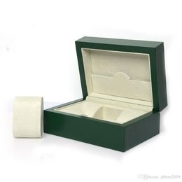 high quality Wooden Boxs Green Watchs Boxes Gift Box Crown Wooden box Brochures cards Green Wooden box
