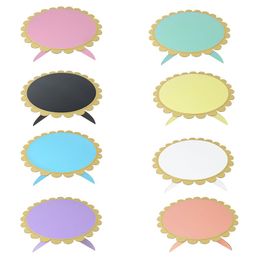 Other Event & Party Supplies 1pc Macaron Colour Round Cake Stand Tray Decoration Accessories DIY For Birthday Wedding Kitchen Baking Tools