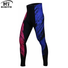 Racing Pants KIDITOKT 2021 Winter Cycling Shockproof Thermal Fleece Bicycle Trousers Keep Warm Bike Tights For Men