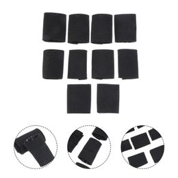 Wrist Support 10pcs Elastic Nylon Finger Sleeve Professional Fingerstalls Protective Covers Sprain Guards For Basketball Vo