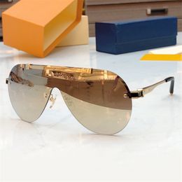 Classic Letter Women Men Eyeglasses With Box One Piece Lens Sunglasses Half Round Frame Sun Glass Luxury Eyewear