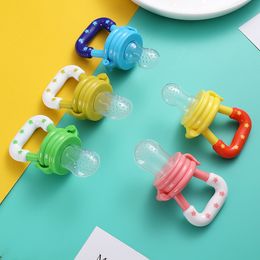 Newborn Feeding Baby Fruit and Vegetable Pacifiers Fruits Complementary Chewy Nipple Mesh Bag Kids Children Feedings