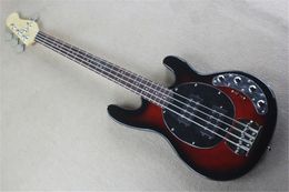 4 Strings 21 Frets Electric Bass Guitar with Black Pickguard,Active Pickups,Humbucking pickups,Can be Customised