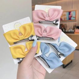 Kids Hair Clip Set Girl Cute Bow Candy Colour Headwear Cartoon Hair Clips Hairpin Headdress Hair Accessories