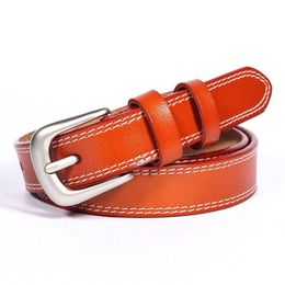 Belts FANGE Women Belt Female Leather Pin Buckle For Dresses Plus Size Jeans FG4022N-4