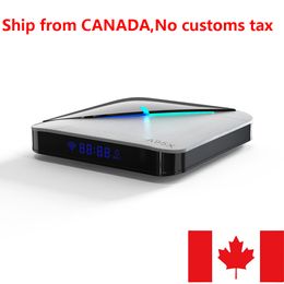 Ship from Canada A95X F3 Air TV Box Amlogic S905X3 Android 9.0 4GB 32GB Dual Wifi A95XF3 X3 Smart 100m lan