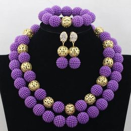 Earrings & Necklace Nice Bridal Costume Jewellery Set Selling African Wedding Beads Arrival BN268