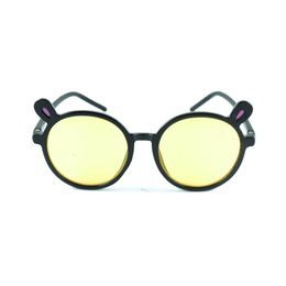 Lovely Kids Sunglasses Big Round Slim Frame With Cute Animal Mouse Ear Boys And Girls Ears Glasses