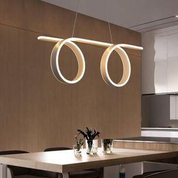 Pendant Lamps Nordic Modern Led Lights Living Room Dining Ring Hanging Lamp Office Reception Decoration Kitchen Fixtures Hanglamp