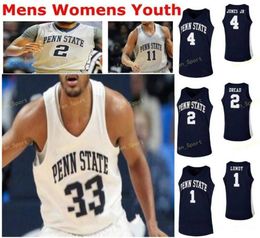 NCAA College Penn State Nittany Lions Basketball Jersey 15 Buttrick 2 Myles Dread 20 Taylor Nussbaum 21 John Harrar Custom Ed