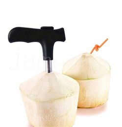 Coconut Opener Tap Thai Drill Hole Cut Knife Tool Cleaning Stick DD368