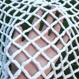 Climbing rope fall prevention safety white net nylon thickened construction net can be customized