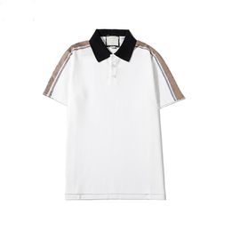 22SS Herren Frence Poloshirts Damen Mode Stickerei Brief Business Kurzarm Calssic T-Shirt