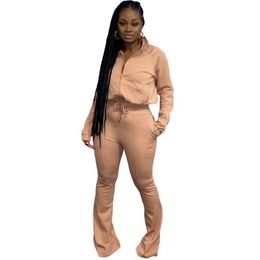 2 Pieces Tracksuit Women Sweat Suits Casual Two Piece Set Top and Pants Matching Sets for Women 2 Piece Set Fashion Suit 2021 Y0625