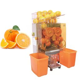 Orange Fresh Juice Press Machine Electric Citrus Juice Squeezer Automatic Commercial Orange Juicer Machine 20 Oranges Per Minute