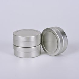 free ship 20g empty aluminium cream jars,cosmetic case jar,20ml Aluminium tins, metal lip balm container SN1935