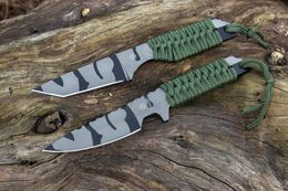 Coltello tattico da esterno coltello da difesa di sopravvivenza coltelli giungla mimetica moda stile semplice strumento automatico HW279