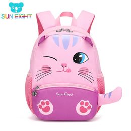 SUN EIGHT For Baby 2-5 Year Old Cute Little Kid Kindergarten Bag Child Backpack School Nylon Bags Lovely Children 211021