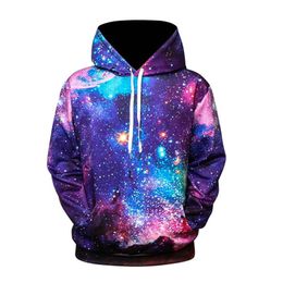 Men's Hoodies & Sweatshirts Moletom Com Capuz Space Galaxy 3d Roupas De Marca Masculina E Feminina Impresso Jaqueta Esportiva Casual