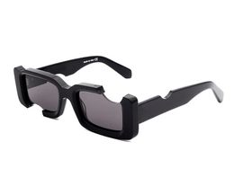 Fashion popular designer 40006 sunglasses Retro trend notch glasses Unique avant-garde style top quality Anti-Ultraviolet protection come with case