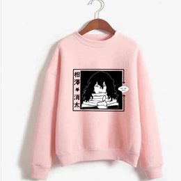 My Hero Academia Shoto Aizawa Hoodie Anime Long Sleeve Casaul Sweatshirt Loose Pullovers Tops Y211118