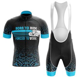 2024 Born to Ride Cycling Jersey Set Summer Mountain Bike Clothing Pro Bicycle Cycling Jersey Sportswear Suit Maillot Ropa Ciclismo