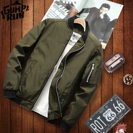 2020 New Jacket Loose Men's Bomber Men's Casual Hip-Hop Baseball Collar Fashion Black Army Green Jacket Smooth Streetwear Parka X0621