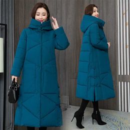Parka woman loose down cotton-padded jacket with thick coat restoring ancient ways of literature and art 203 211216